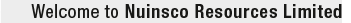 Welcome to Nuinsco Resources