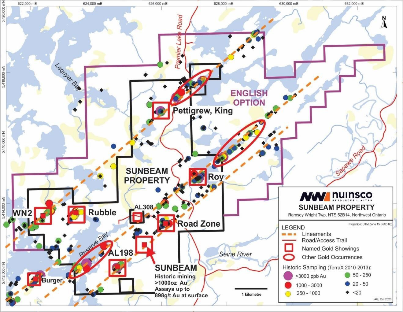 Sunbeam Property Map