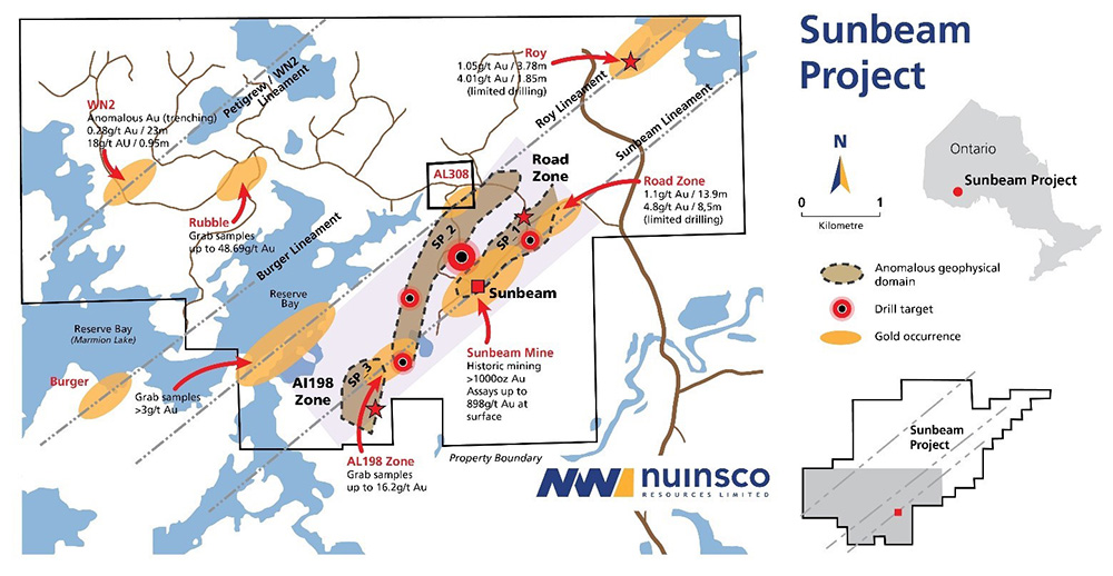 Sunbeam Property Map